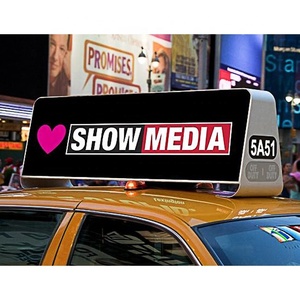 Cao làm mới quảng cáo kỹ thuật số taxi ánh sáng taxi Roof TOP <span class=keywords><strong>LED</strong></span> P5 Xe <span class=keywords><strong>LED</strong></span> hiển thị - Product Image 2