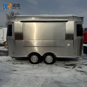 Remorque de restauration mobile en acier inoxydable, remorque de concession, cuisine mobile pour la vente de nourriture de rue, café, glaces, hamburgers - Product Image 6