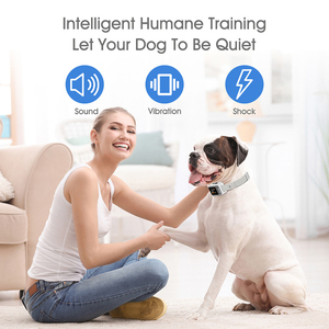 <span class=keywords><strong>Collar</strong></span> de entrenamiento para perros alimentado por IA con detección de ladridos Pantalla a color 3 modos de entrenamiento IPX7 Impermeable Recargable Ecológico - Product Image 4