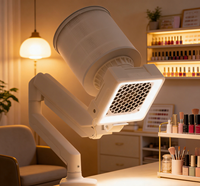Extracteur de poussière d'ongles électrique professionnel à super aspiration, prix de gros, aspirateur puissant 2025 pour salon de manucure