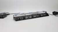 Luces estroboscópicas para parabrisas interior 2 en 1, 96 LED, 26 modos, tablero de emergencia, advertencia de peligro, luces intermitentes de seguridad para asesor de tráfico