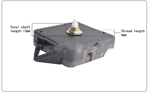 Husillo de eje de 13mm, movimiento de reloj de cuarzo de pared, mecanismo silencioso de barrido de alto Torque para relojes despertadores, reemplazo electrónico DIY - Product Image 5