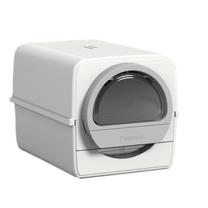 Large Capacity Simple Cat Litter Box Foldable Cat Litter Box with Lid, Enclosed Cat Potty, Anti-Splashing Cats Toilet