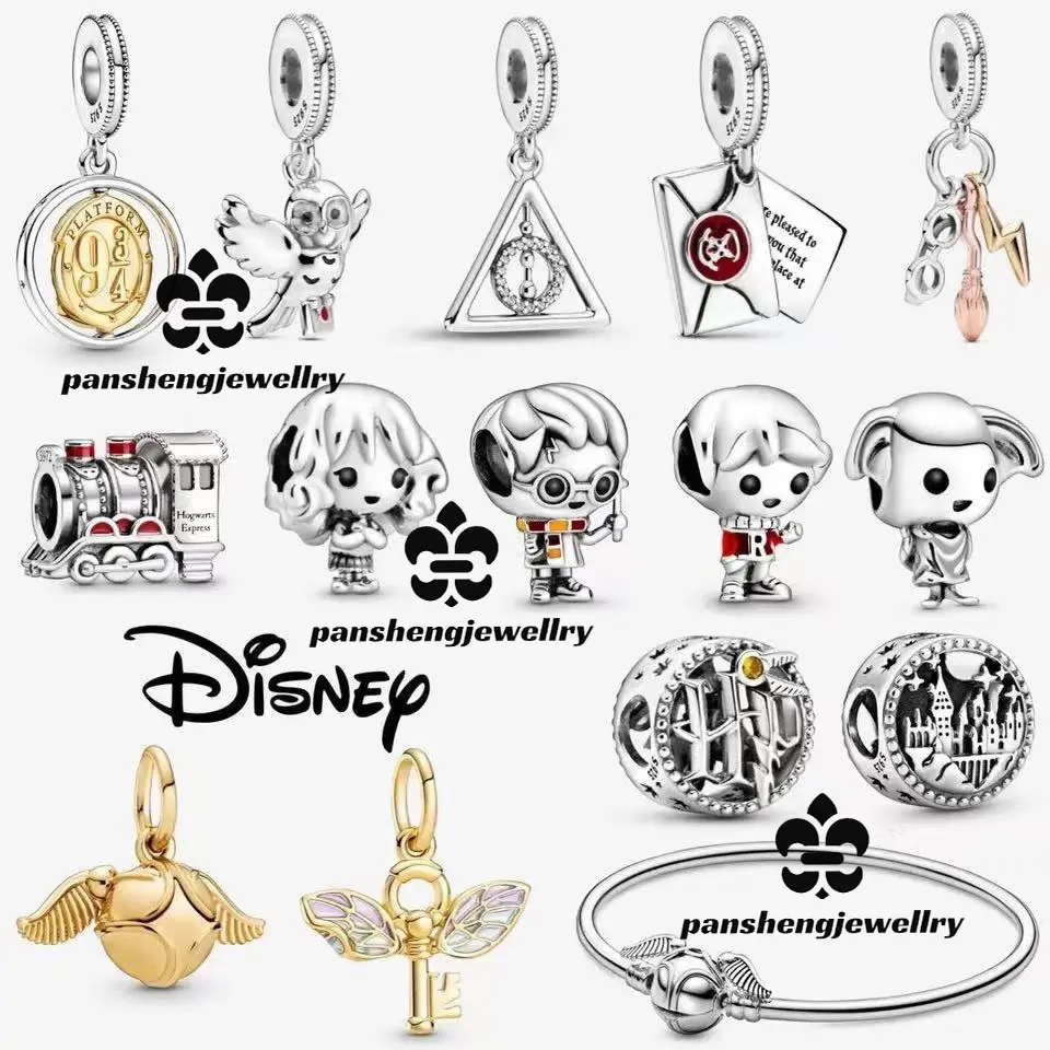 2024 925 Silber Idisneyrs Peter Pan Charme Perlen Original Ipandoraer Charme für Damen Mode Schmuck