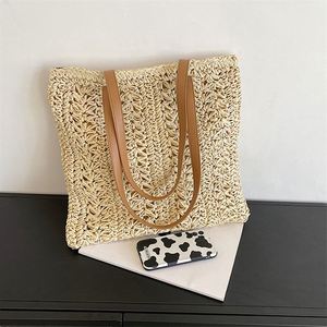 Sac fourre-tout avec cordon de serrage 2023 et sac à main de luxe en tissu léger, style rétro vintage rose pour femme - Product Image 5