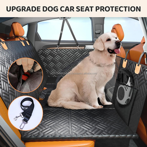 Funda Protectora para Asiento Trasero de Coche para Perros, Extensor de Asiento con Base Rígida, Protector de Asiento para Mascotas, Hamaca para Perros para Coche, SUV, Camionetas - Product Image 4