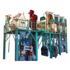 flour mill complete plant 40T /24H maize corn grits flour milling machine with advanced technology