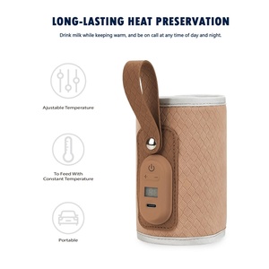 Calentador de Leche Portátil para Viajes en Auto, Recargable por USB, Calentador de Biberones para Bebés - Product Image 3