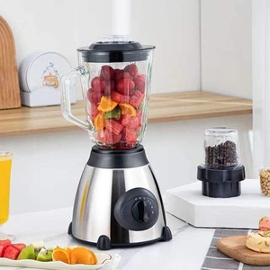 Licuadora y Exprimidor Eléctrico de Plástico de 800W, 1.1-1.5L, Potente, Profesional, Portátil, para el Hogar, con Limpieza de un Solo Clic - Product Image 1