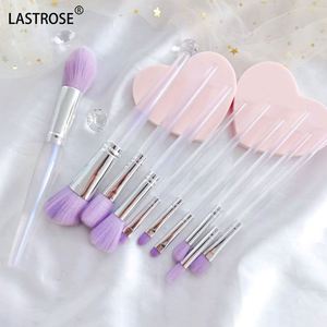 Manufacturers Wholesale 10 Pieces Makeup Brushes in Barrels Convenient Set Eye Shadow Eyebrow Brush Facial Makeup Brushes - Product Image 6