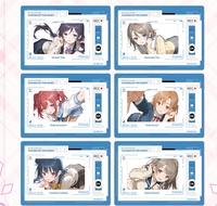 Cartes à collectionner Anime Waifu Échoes du Cœur, estampage à chaud, édition limitée, cartes d'art de personnages, vente en gros