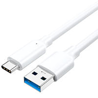 Cable de Datos USB 3.2 SuperSpeed Tipo C, 10Gbps 3A, Carga Rápida, Recubrimiento Trenzado, 1m 2m, para Laptops, Tablets y Dispositivos de Almacenamiento