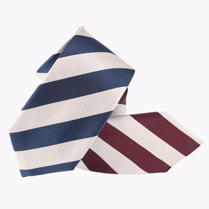 <span class=keywords><strong>Cravate</strong></span> en soie 100% pour <span class=keywords><strong>homme</strong></span>, fabriquée à la main, motif rayé jacquard, logo personnalisé, par un fabricant chinois de cravates. - Product Image 2
