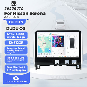 Lecteur DVD de voiture <span class=keywords><strong>Android</strong></span> MEKEDE DUDU compatible avec le système OEM, navigation sans fil CP DSP Fan <span class=keywords><strong>Waze</strong></span> pour Nissan Serena 11,5 pouces 2016-2019 - Product Image 2