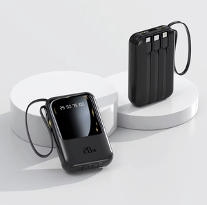 20000mah Charger Mini <strong>Power</strong> <strong>Bank</strong> Fast Charging <strong>Power</strong> <strong>Banks</strong> With Led Display Built-in Cables Powerbank for <strong>Phones</strong> - Product Image 2