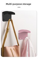 Support mural Yanjin Z17 ABS écologique pour casque, support de fixation sans perçage pour écouteurs, poignée de suspension, support de jeu de table premium
