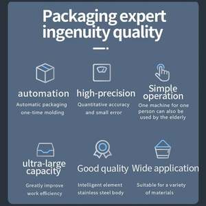 Machine d'emballage verticale automatique pour sachets à soufflets, idéale pour le sel et les poudres (avec vis doseuse) - Product Image 6