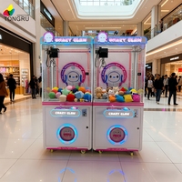 Machine à griffes miniature pour centre commercial, machine à griffes super ludique, machine à griffes de type distributeur automatique, jeu d'arcade, machine à monnaie, machine de divertissement, grue à jouets