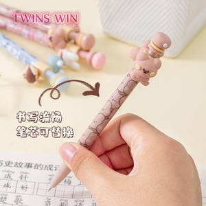 Creatieve Pen Mooie Groothandel Decompressie Rond Pen Studenten Druk Neutrale Pen Gelpen 2707 - Product Image 5