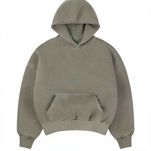 Sudadera con Capucha Personalizada de Alta Calidad con Logotipo Bordado, Corte Holgado para Marcas de Ropa Urbana de Lujo en EE. UU., Fabricación con MOQ Bajo - Product Image 1