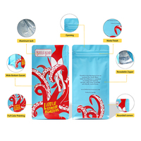 Custom Eco Vriendelijke Vochtbestendige Aluminium Hersluitbare Ziplock Staande Food Grade Mylar Zakken Voor Noten Verpakking