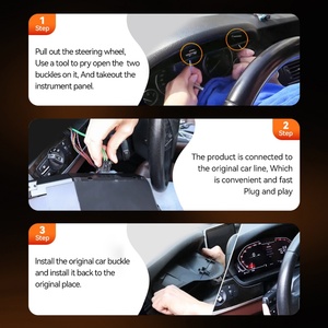 Velocímetro Digital Navihua con Carplay, Pantalla LCD, Espejo Retrovisor, Medidor Automático para BMW Serie 3 F30 F31 F32 2013-2017 - Product Image 5