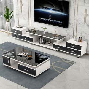 Modern LED Wood TV Cabinet Stand Wall Unit Luxury Entertainment Center for <b>Projector</b> Living <b>Room</b> - Product Image 5