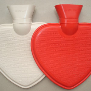 Sac à eau chaude en caoutchouc, 1 pièce, usine directe, standard britannique, en peluche d'aigle brodée, joli couverture de bouteille d'eau chaude en forme de cœur - Product Image 3