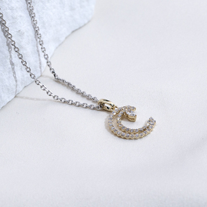 สร้อยคอเพชรเม็ดเดี่ยวเพาะเลี้ยงในห้องปฏิบัติการ ทอง 10k รุ่น MSN-964 จาก Messi Jewelry ออกแบบตามสั่ง - Product Image 4
