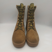 Bottes tactiques en cuir suédé avec semelle en PU+caoutchouc, bottes tactiques Belleville