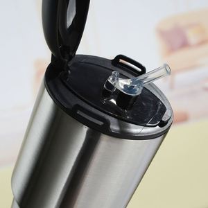 Gobelet isotherme en acier inoxydable de 30 oz avec couvercle à paille rabattable, tasse de voyage à double paroi sous vide, tasse de voiture anti-fuite - Product Image 3