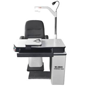 Unidad de Silla de Refracción Oftálmica, Unidad de Mesa Combinada de Optometría MI-2800, Unidad de Silla de Refracción con Mesa Combinada para Óptica - Product Image 1