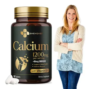 Comprimés de carbonate de calcium bien conçus Comprimés de calcium Vitamine A B C D K E Comprimés de calcium et vitamine D3 Ostelin
