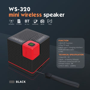 Enceinte sans fil d'extérieur, étanche, mini enceinte Bluetooth, enceinte portable stéréo avec caisson de basses, enceintes BT - Product Image 3