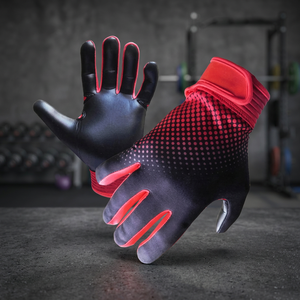 Custom Own Logo High Quality Sublimation Printed German Latex 2.5mm Full Finger <b>Gloves</b> Hand <b>Grips</b> Lightweight UV Protection - Product Image 2