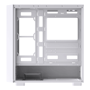 Lovinglcool mATX chơi game PC trường hợp thiết kế mới rắn gỗ lưới tản nhiệt Máy tính CPU máy chủ Tủ Tempered Glass Thép Bảng điều chỉnh ATX hình thức - Product Image 5