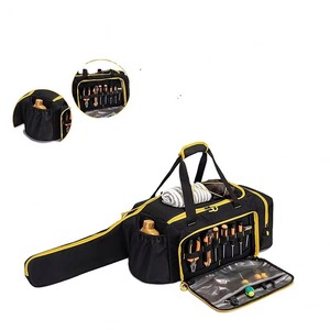 BSCI Factory Chainsaw Case Durable Chainsaw Bag Compatible with <b>Green</b> Works Large Capacity Chainsaw Bag - Product Image 2
