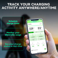 Chargeur portable pour véhicules électriques Gocean avec écran, puissance de sortie 3,5 kW, courant 16A pour Tesla/TYPE1/GBT/TYPE2