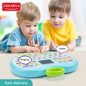 Ordinateur portable éducatif intelligent pour enfants Zhorya avec écran LED, jouet pour enfants, machine d'apprentissage de l'anglais - Product Image 2