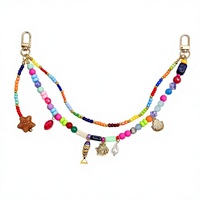 Groothandel Y2K kleurrijke kralen tasbedel riem ster schelp vis fruit bedels handtas decoratieve accessoires cadeaus voor vrouwen