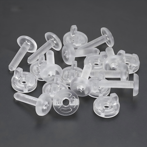 Parafuso Borboleta <span class=keywords><strong>M5</strong></span>*15 <span class=keywords><strong>M5</strong></span>*22 <span class=keywords><strong>M5</strong></span>*30 de Acrílico Transparente para Suporte de Exibição e Encadernação - Material de Escritório Chicago - Product Image 2