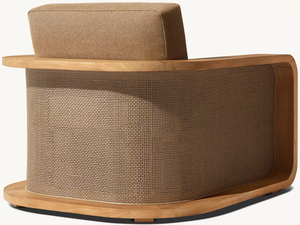 Muebles de Jardín de Alta Calidad para Patio Exterior de Hotel de Lujo, Silla de Descanso de Madera Maciza de Teca Personalizada Santiago - Product Image 5
