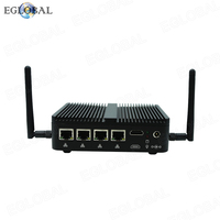 Computadora Comercial sin Ventilador EGLOBAL, Intel Alder Lake N100L4, DDR4, MSATA SSD, Win10, 6 USB, DP HD, 4 RJ45, LAN 2.5G, Audio, Linux, Mini PC