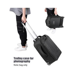 NEEWER Sac à dos à roulettes convertible 2-en-1 avec poignée télescopique et séparateurs antichocs pour appareil photo reflex numérique - Product Image 4