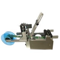 Machine d'étiquetage semi-automatique électrique MT-50 à prix d'usine en gros pour les flacons ronds en verre/métal de cosmétiques et de parfums