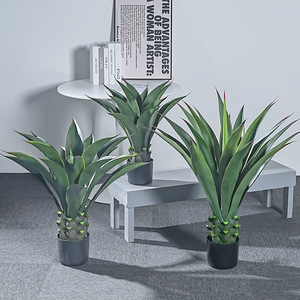 Planta Artificial de Agave Meng Jie, Planta Grande en Maceta para Decoración de Interiores, Estilo Nórdico - Product Image 2