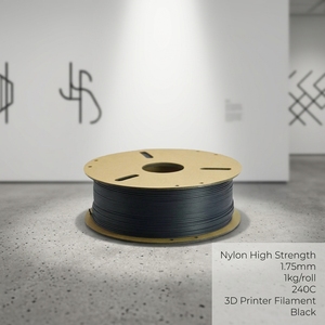 3D SHAPING Carbon Fiber Nylon Filament High <b>Strength</b> 1.75mm 1kg Roll 240C Printer Black Engineering Material - Product Image 2