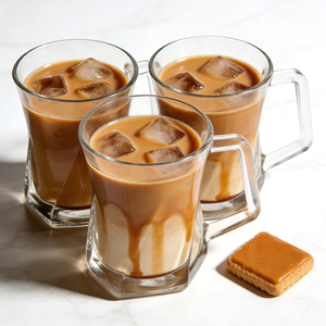 แก้วน้ำทรงบิดเกลียวคุณภาพสูง ขายดี แก้วใส 250 มล. แก้วชา แก้วกาแฟ แก้วน้ำมีหูจับ - Product Image 5