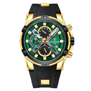 <span class=keywords><strong>REWARD</strong></span> 83016 <span class=keywords><strong>Montre</strong></span>-bracelet pour <span class=keywords><strong>homme</strong></span> en quartz de qualité supérieure, neuve, en stock, à bas <span class=keywords><strong>prix</strong></span>, étanche, vente en gros d'usine, bracelet en silicone - Product Image 2