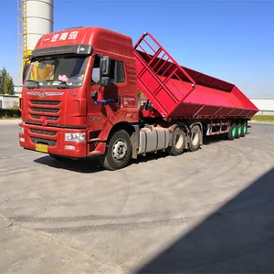 standard truck trailer dual axle electric brake tipping trailer